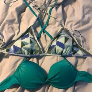 VS and Aerie Bikini tops